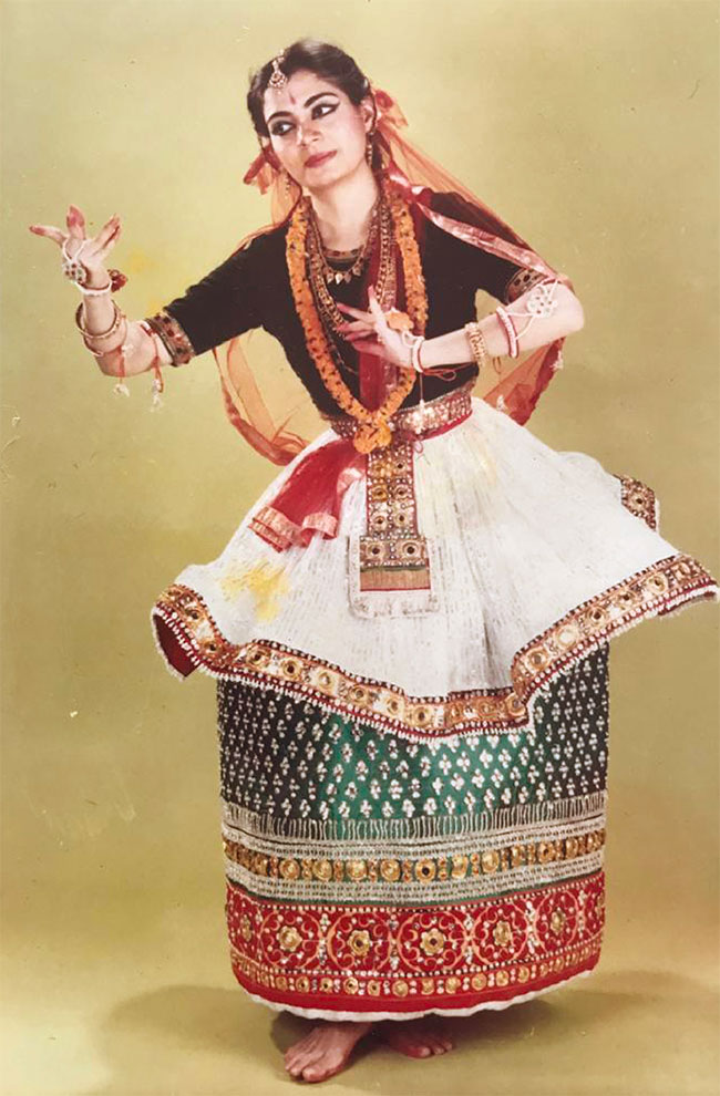 Priti as Radha and Krishna in Raas Leela