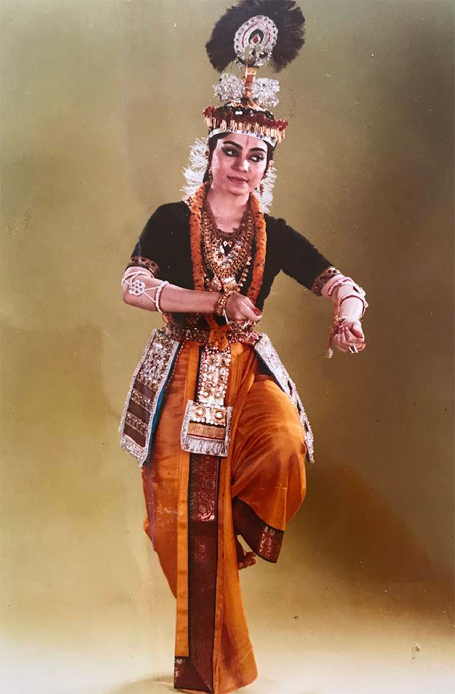 Priti as Radha and Krishna in Raas Leela