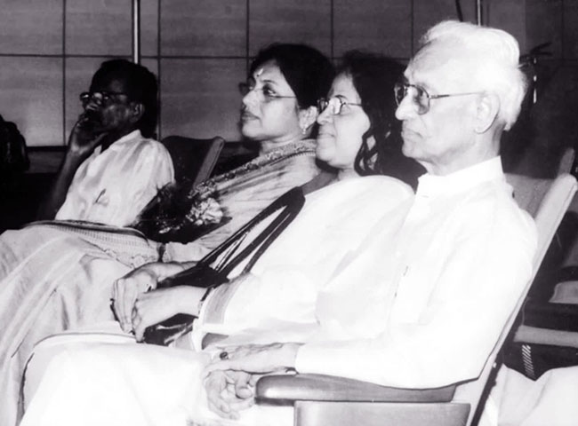 Tanushree Shankar and late Guru Govindan Kutty